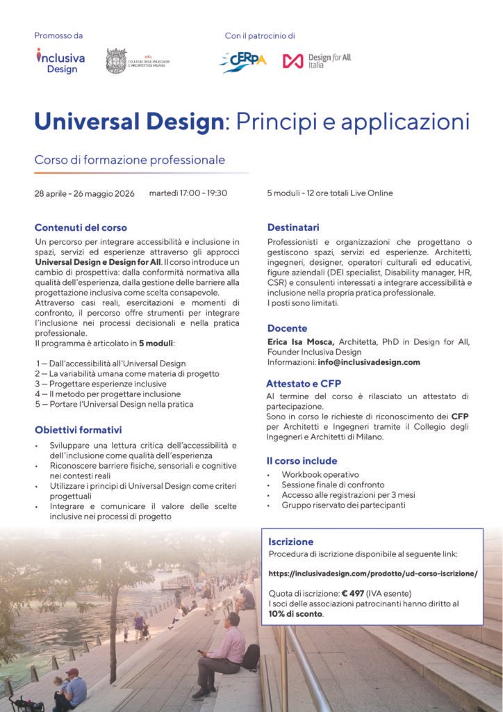 Locandina prima edizione corso live aprile-maggio 2027